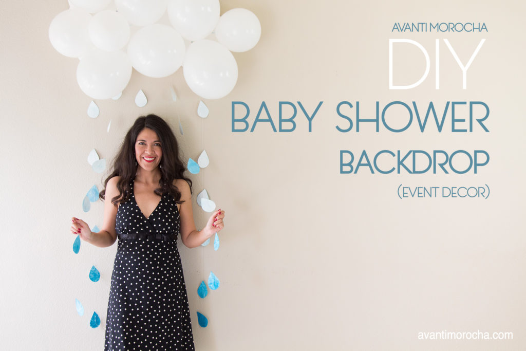 DIY Baby Shower Backdrop Avanti Morocha