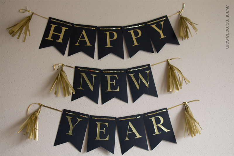 DIY New Year Banner – Avanti Morocha