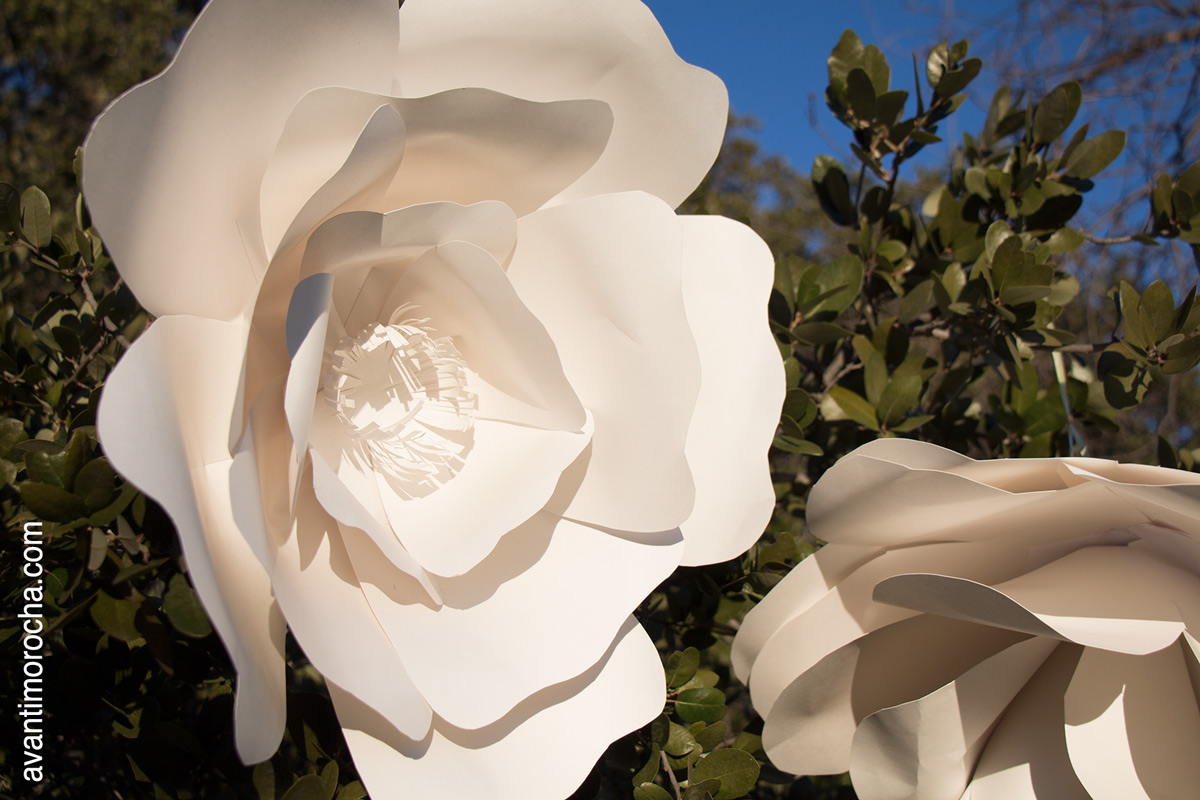 DIY Giant Paper Rose