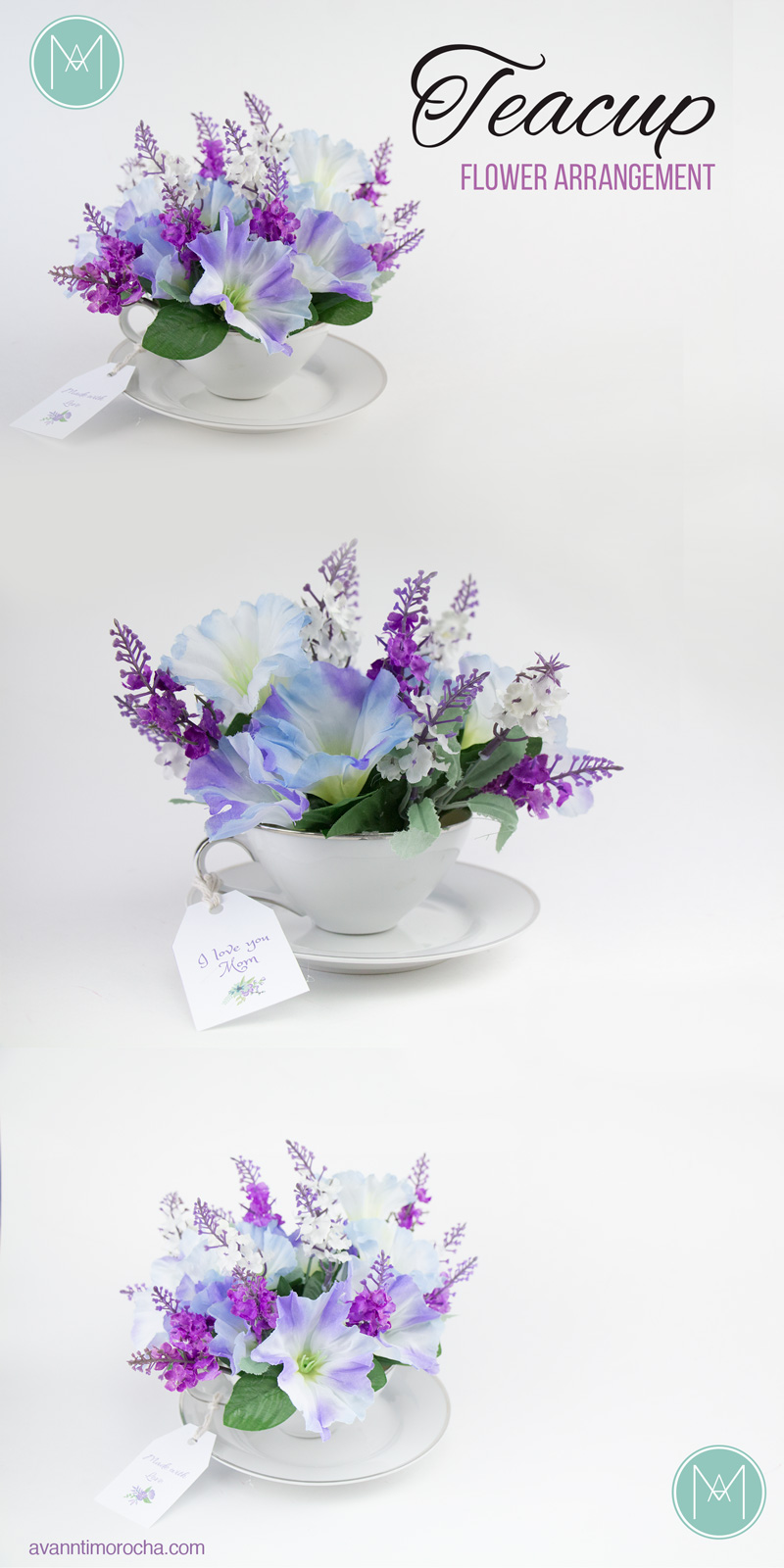 DIY Teacup Flower Arrangement / Adorno Floral – AvantiMorocha Blog