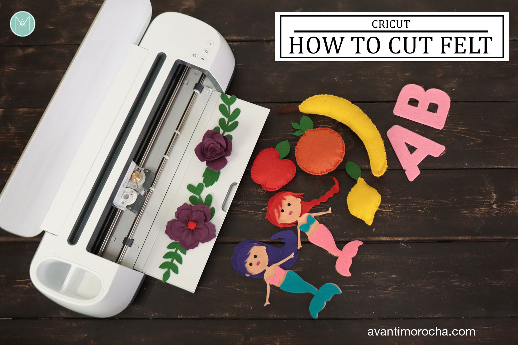 Cricut How To Cut Felt Cortar Fieltro Avanti Morocha