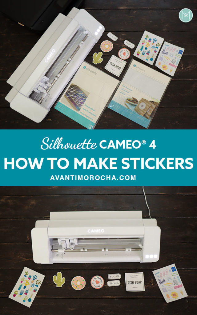 how to make stickers using silhouette cameo 4