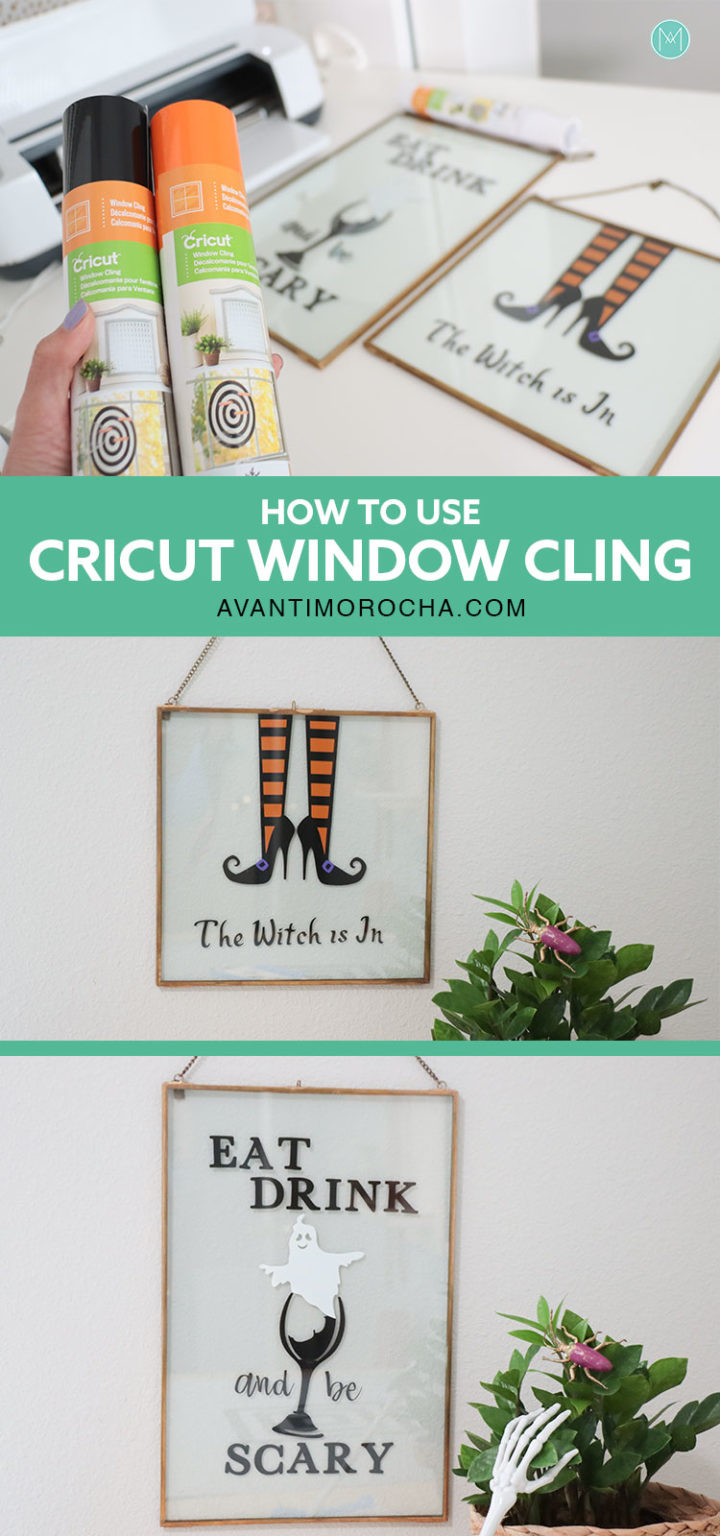 How to use Cricut Window Cling – Avanti Morocha