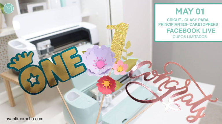 DIY Cake Toppers Cricut Access Avanti Morocha DIY Cake Toppers Cricut Access Avanti Morocha