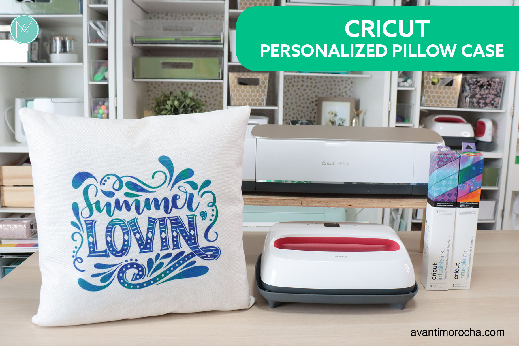 Cricut Infusible Ink Personalized Pillow Cases Avanti Morocha